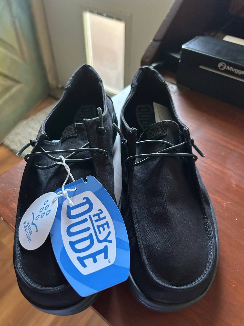 Hey Dude Black Casual Slip-On Loafers